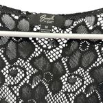 Beach By Exist  Black Semi Sheer Plunge V Neckline Swim Pocket Coverup Romper M Photo 10