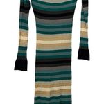 Kiko Kostadinov Green Black Esmerelda Knit Midi Dress Size EU 38 Small Photo 0