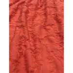 LC Lauren Conrad Lauren Conrad Flocked Ruffle Sleeveless Tank Top 3X Women's Shirt Spanish Coral Photo 10