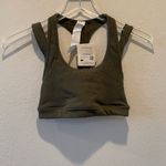 Fabletics Sculptknit Contour Low-Impact Sports Bra size XS in Dark Moss NWT Photo 5