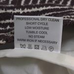 Tory Burch Womens A-Line Skirt White Brown Stripe Above Knee Pockets Buttons 8 Photo 10