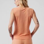 Athleta Breezy Wrap Tank Sz S NWOT Orange Photo 1