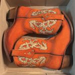 Corral  Orange Leather Cowboy Boots(Size 8) Photo 5