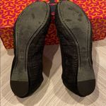 Tory Burch Black Caroline Arabia Elastic Flats - Size 7 1/2 Photo 6