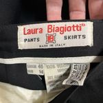 Laura Biagiotti Women Business Casual Office Dress Pants Size 14 Black Photo 6