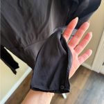 ZARA  Black Long Sleeve mini dress with raw hem Photo 4