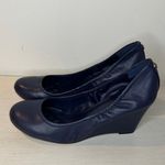 Vince Camuto  Navy Blue Wedge Heels Photo 3