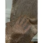 Missguided Rose Gold Metallic Cover Up Size Large Photo 5