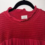 Wilfred by Aritzia Vibrant Red Rust Nessie Blouse in XL Photo 3