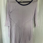 Free People ✨ Intimately  Lavender Tunic Top – Boho Layered Asymmetrical Hem ✨ Photo 0
