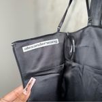 Alexander Wang  Black Diamanté Charm Mini Sport Dress Photo 10