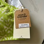 Billabong Womens That's Cute High Neck Green Bikini Top Photo 5