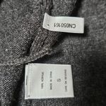 New York & Company Gray Knit Sweater Dress Cowl Neck Fringe Size S Photo 6