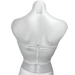 Princess Polly  White Floral Lace Sleeveless Bandeau Corset Bustier Crop Top 2 Photo 1