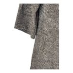 Bask  Sweater Women Small Brown Ivory Knit Collared Snap Long Line‎ Cardigan Photo 4