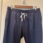 Zyia  Active Navy Blue Cuffed Skinny Jogger Drawstring Sweatpant‎ Casual L Photo 1