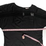 Levi's Levi’s Cutout Lace Keyhole Blouse Top Black Small Photo 5