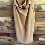 Gianni Bini  Tan Abby Cutout Midi Dress Size‎ 4 Photo 4