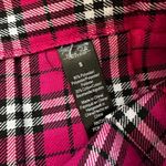 Rene Rofe School Girl Mini Micro Skirt Low Rise Plaid Y2K Grunge Size Small Pink Photo 3