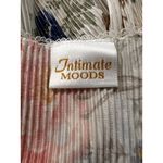 Intimate Moods Silky Shiny Robe Dressing Size Medium Loungwear Pleated Photo 2