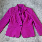 Ann Taylor  Magenta Pink Blazer SIZE 4 Photo 0