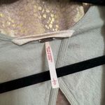 Free People Back Into It Pastel Sage Green Wide Leg Cotton Jumpsuit Large Photo 2