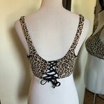 Time & Tru Large Leopard Bikini Top Photo 3