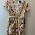Pretty Little Thing NWT Embroidered and Beaded Dress Photo 0