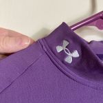 Under Armour  Purple Mock Neck Long Sleeve Athletic Shirt #R Photo 2