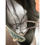 Koko Italian Tango Shoe Snake & Metallic Lace Up Heels Shoes Size 39 Brown Photo 7