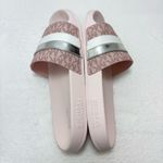 MICHAEL Michael Kors Brandy Pink and Silver Slide Size 8M Photo 6
