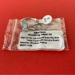 About Us Bomb Party RBP7448 “Something ” Topaz/Quartz on Rhodium Size 9 Ring NWT Photo 4