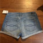 Abercrombie & Fitch Nwt  Blue Denim Women's Low Rise Shorts Photo 2