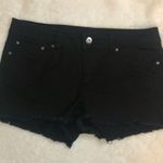 Forever 21 Black Cut Off Jean Shorts Photo 2