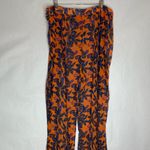 Pretty Little Thing NWT Plus Orange Beach Flares Floral Tropical Womens Size US 16 Photo 10