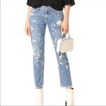 Derek Lam 10 Crosby  Mila Girlfriend Distressed Ankle Straight Jeans Size 27 Photo 2