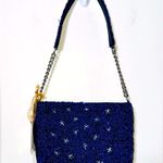 NWT MADE IN INDIA Beaded “Go Team” Football Bag Photo 1