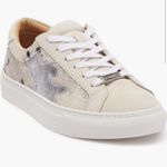 J/SLIDES Lacee Metallic Pony Sneaker Silver Size 6 Photo 7