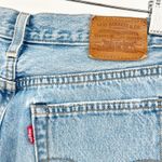 Levi's Wedgie Straight Jeans Size 27 Ripped Distressed Medium Wash Denim Photo 7