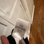 EXPRESS  NWT black ribbed sweater dress off shoulder size M Photo 6