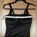 Athleta NWT  Square Neck One Piece Swimsuit Size S Black Photo 4
