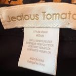 Jealous Tomato  JT3439 Black Wrap Blouse Lace Cuffs Romantic Chic Top M Photo 7