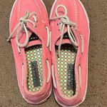 Sperry Womens  Top-Sider‎ Bahama Canvas Boat Shoes Pink White Size 6.5 Photo 2