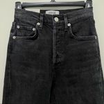 AGOLDE Riley High Rise Straight Crop in Black Pepper, Size 23, NWT Photo 5