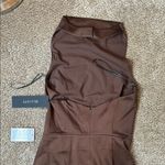Elliatt  Brown Asymmetrical Dress Photo 4