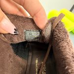 Skechers  Relaxed Fit Women 10 Wide Brown Suede Totem Bikers Fur Lined Cozy Warm Photo 7