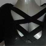 Brooks Woman’s Bobbie  Long Sleeve Criss Cross In Front V neck Shirt or Dress Photo 3