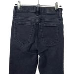 Madewell  Cali Demi Boot Jeans Women’s 25 Black Cropped Flare Stretch Denim Photo 6