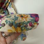 Aratta‎ Silent Journey Sheer Floral V Neck Embroidered Tunic Sz S Boho Feminine Photo 2