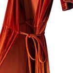 Baltic Born  Rust Velvet Maxi Dress Photo 3